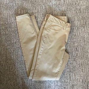 Khaki jeggings